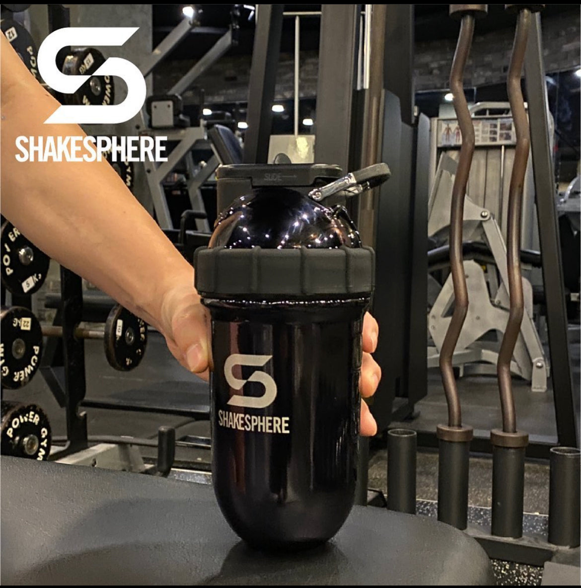 ShakeSphere 700毫升 雙層不鏽鋼 鏡面黑 膠囊雪克杯