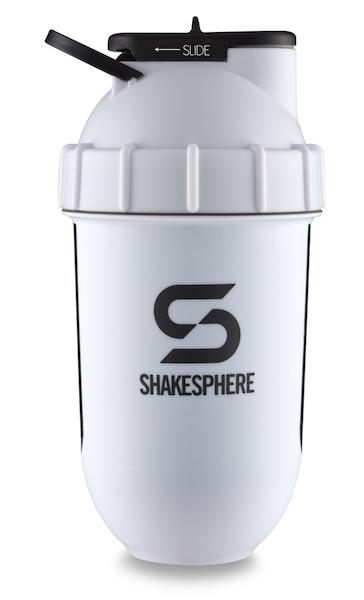 700毫升ShakeSphere視窗款膠囊雪克杯（消光白/黑色Logo/黑色窗口）
